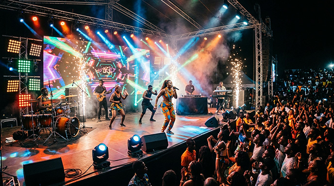 African music on global festival stage